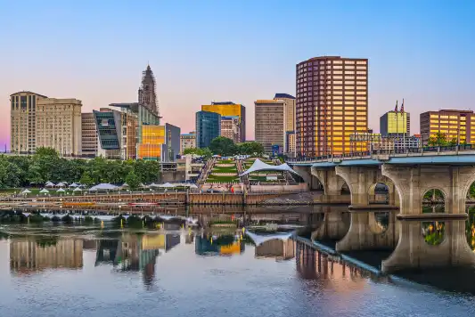 The Hartford, Connecticut skyline