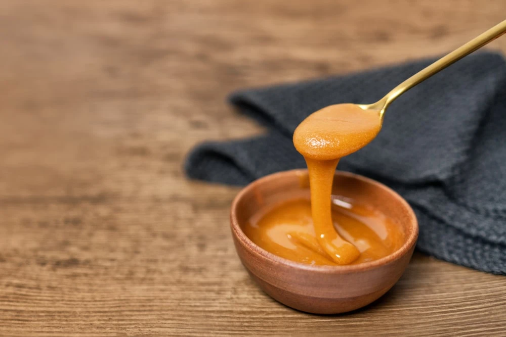 A spoonful of manuka honey.