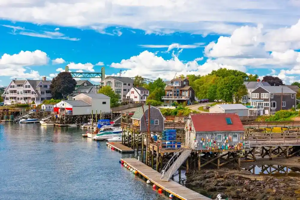 Portsmouth, New Hampshire on the Piscataqua River.